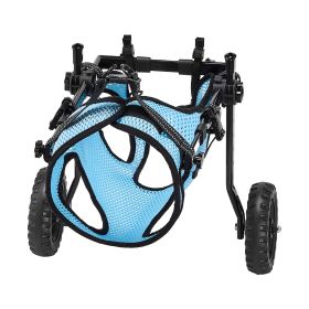 Dog Wheelchair for Back Legs, Adjustable 2 Wheels Pet Wheelchair, Lightweight Dog Cart with Shock-Absorbing Wheels