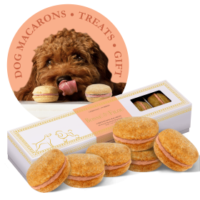 Dog Macarons - Count of 6 (Dog Treats | Dog Gifts)